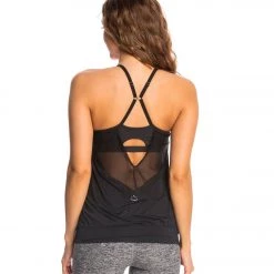 Beyond Yoga Mesh Back Yoga Tank Black
