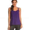 CLOTHING Beyond Yoga Sleek Stripe Strappy V-Back Cami Deep Iris