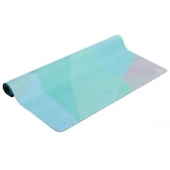 YOGA MATS & PROPS Yoga Design Lab Geo Blue Travel Yoga Mat 70" 1mm