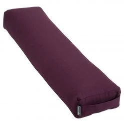 Halfmoon Prana Yoga Bolster Aubergine YOGA MATS & PROPS