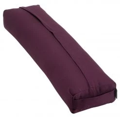 Halfmoon Prana Yoga Bolster Aubergine YOGA MATS & PROPS