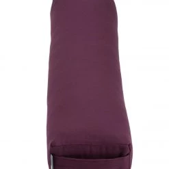 Halfmoon Prana Yoga Bolster Aubergine YOGA MATS & PROPS