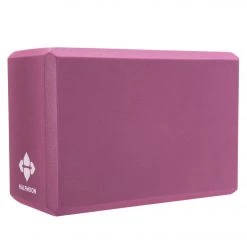 NEW ARRIVALS Halfmoon 4" Foam Yoga Block Berry