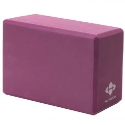 NEW ARRIVALS Halfmoon 4" Foam Yoga Block Berry
