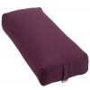 YOGA MATS & PROPS Halfmoon Rectangular Yoga Bolster Aubergine