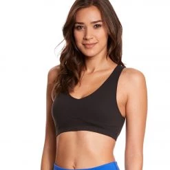 Beyond Yoga Infinity Looped Yoga Sports Bra Black CLOTHING