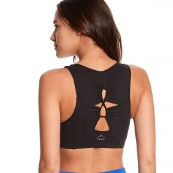 Beyond Yoga Infinity Looped Yoga Sports Bra Black CLOTHING