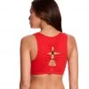 Beyond Yoga Infinity Looped Yoga Sports Bra Chili Red