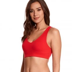 Beyond Yoga Infinity Looped Yoga Sports Bra Chili Red 10 Beyond Yoga Infinity Looped Yoga Sports Bra Chili Red