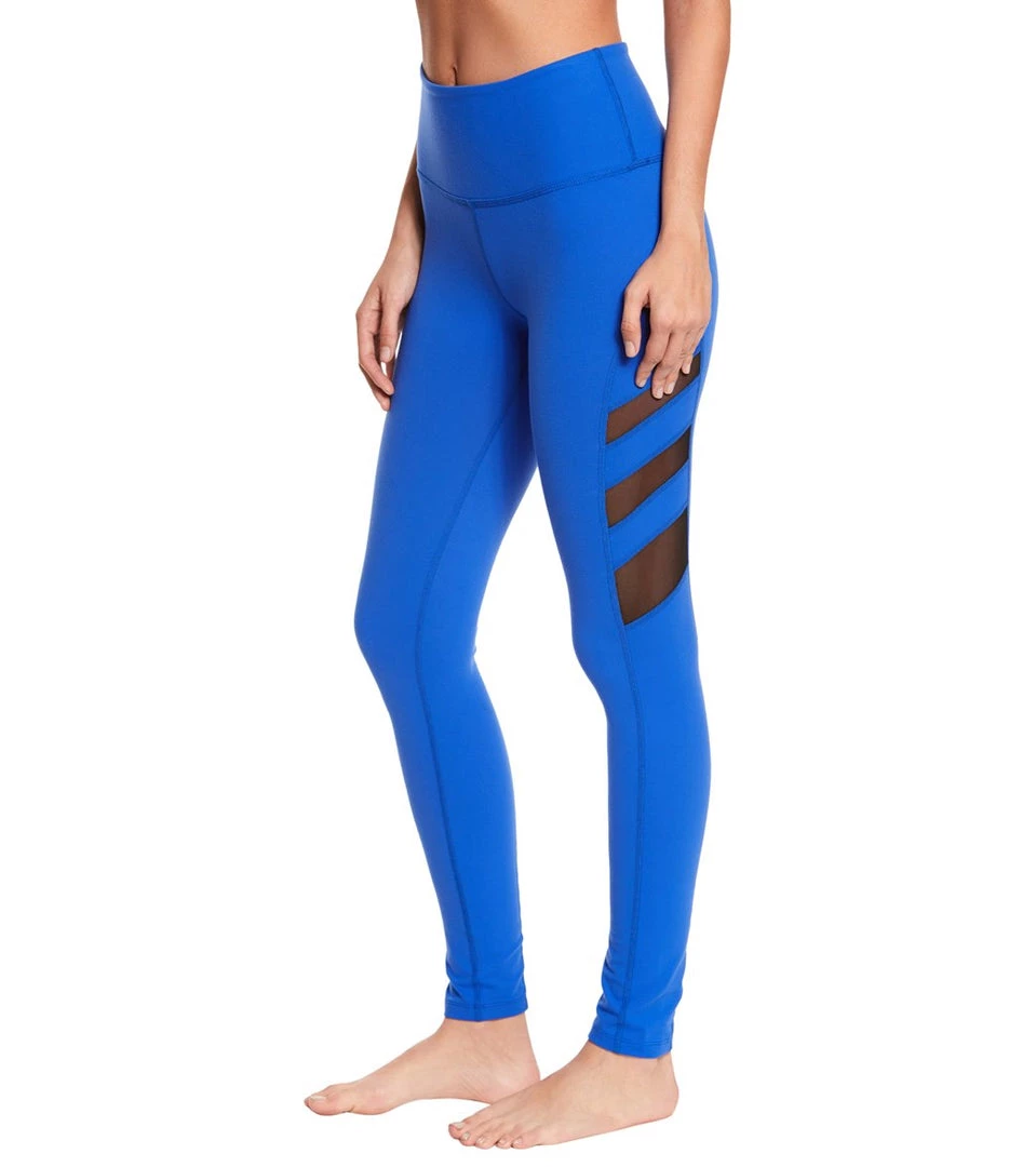 CLOTHING Beyond Yoga Triple Mesh High Waisted Yoga Leggings Cobalt 4 CLOTHING Beyond Yoga Triple Mesh High Waisted Yoga Leggings Cobalt