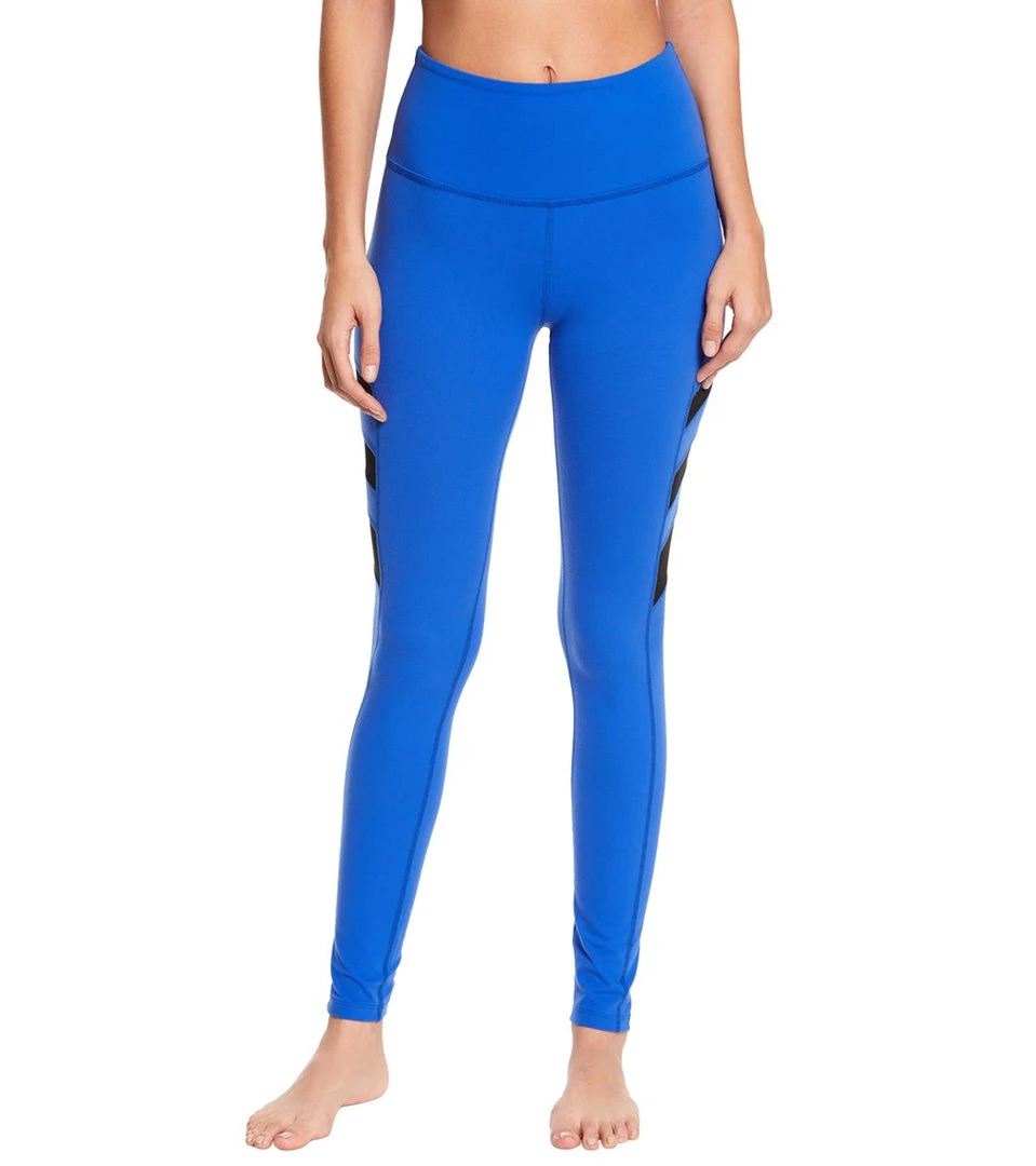 CLOTHING Beyond Yoga Triple Mesh High Waisted Yoga Leggings Cobalt 8 CLOTHING Beyond Yoga Triple Mesh High Waisted Yoga Leggings Cobalt