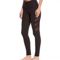 Beyond Yoga Triple Mesh High Waisted Yoga Leggings Black 9 Beyond Yoga Triple Mesh High Waisted Yoga Leggings Black