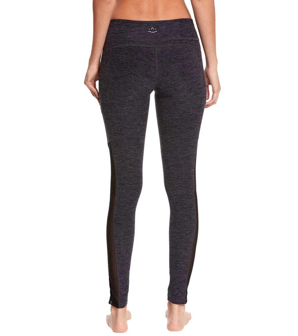 Beyond Yoga Spacedye Pocket & Mesh Yoga Leggings With Pockets Black-Steel 5 Beyond Yoga Spacedye Pocket & Mesh Yoga Leggings With Pockets Black-Steel