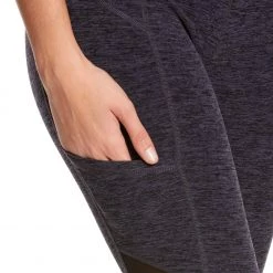Beyond Yoga Spacedye Pocket & Mesh Yoga Leggings With Pockets Black-Steel 13 Beyond Yoga Spacedye Pocket & Mesh Yoga Leggings With Pockets Black-Steel