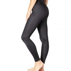 Beyond Yoga Lux Printed High Waisted Yoga Leggings Front Runner Dot Black