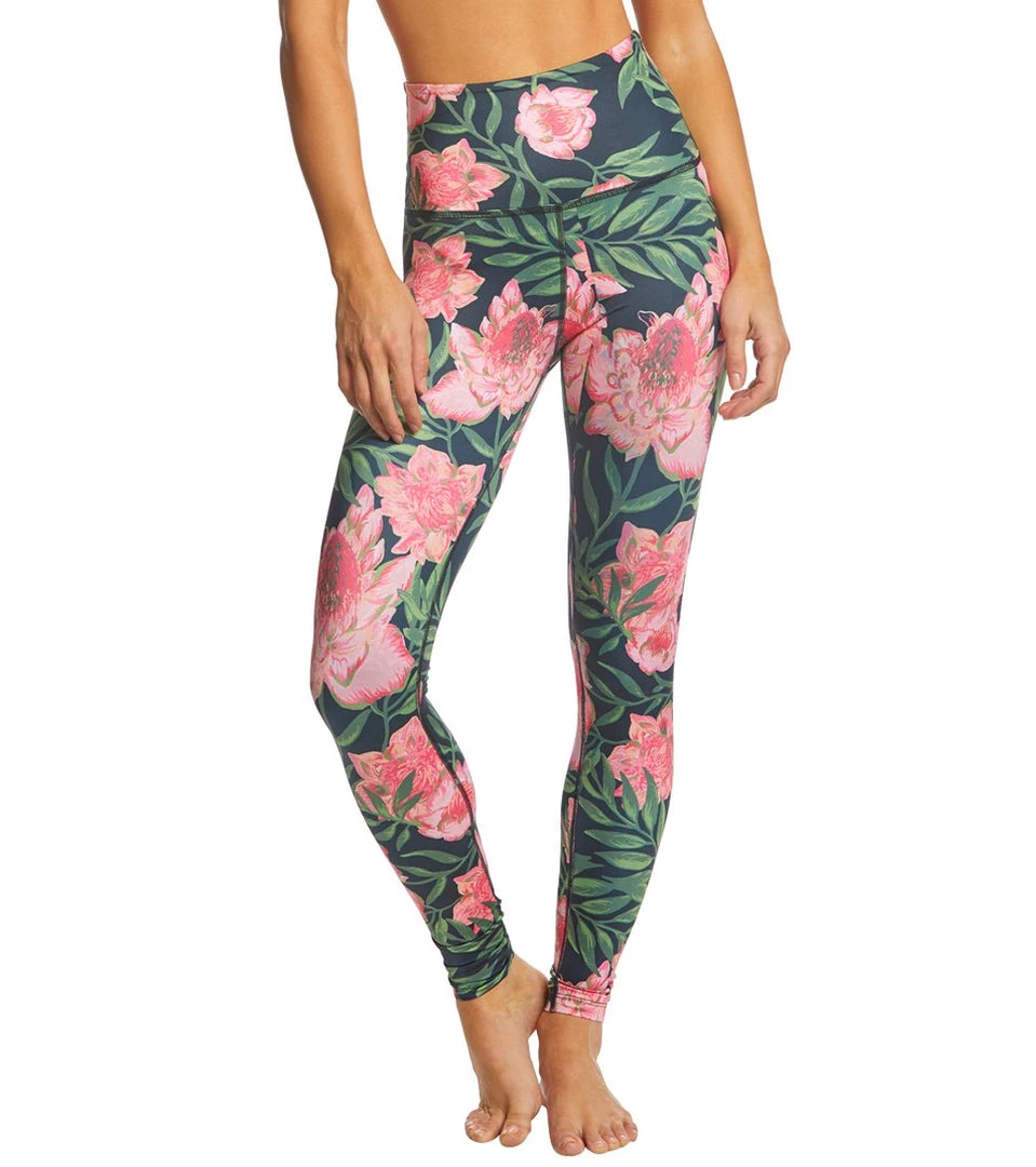 CLOTHING Beyond Yoga Lux Printed High Waisted Yoga Leggings Protea Vine 3 CLOTHING Beyond Yoga Lux Printed High Waisted Yoga Leggings Protea Vine