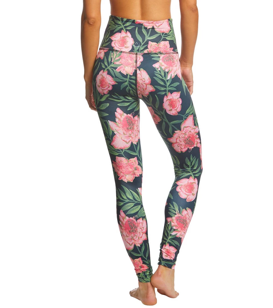 CLOTHING Beyond Yoga Lux Printed High Waisted Yoga Leggings Protea Vine 5 CLOTHING Beyond Yoga Lux Printed High Waisted Yoga Leggings Protea Vine