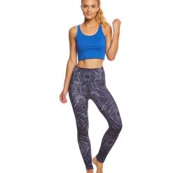 Beyond Yoga Lux Printed High Waisted Yoga Leggings Ripple Effect