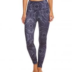 Beyond Yoga Lux Printed High Waisted Yoga Leggings Ripple Effect