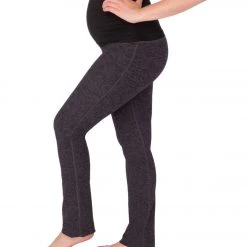 CLOTHING Beyond Yoga: Beyond The Bump Spacedye Fold Down Maternity Flare Pants