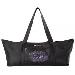 Aurorae Yoga Mat Tote Bag Black Solid ACCESSORIES 11 Aurorae Yoga Mat Tote Bag Black Solid ACCESSORIES