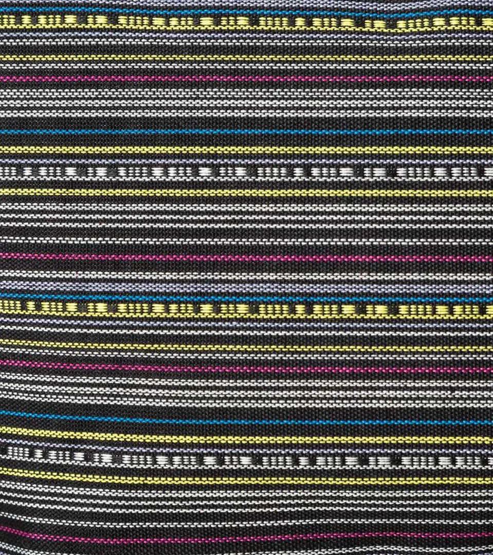 ACCESSORIES Aurorae Yoga Mat Tote Bag Black Multi Stripe 6 ACCESSORIES Aurorae Yoga Mat Tote Bag Black Multi Stripe