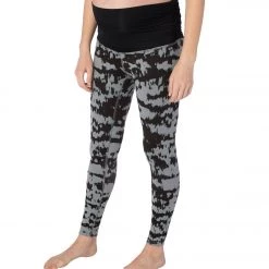 Beyond Yoga: Beyond The Bump Maternity Shibori Fold Down Yoga Leggings Shibori CLOTHING
