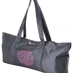 ACCESSORIES Aurorae Yoga Mat Tote Bag Grey Solid