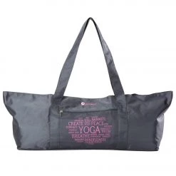 ACCESSORIES Aurorae Yoga Mat Tote Bag Grey Solid