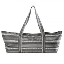 ACCESSORIES Aurorae Yoga Mat Tote Bag Black/White Pattern