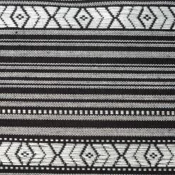 ACCESSORIES Aurorae Yoga Mat Tote Bag Black/White Pattern