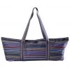 Aurorae Yoga Mat Tote Bag Navy Multi Stripe 1 Aurorae Yoga Mat Tote Bag Navy Multi Stripe