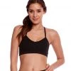Beyond Yoga Converging Straps Yoga Sports Bra Jet Black