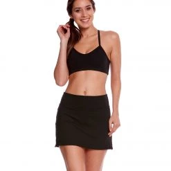 Beyond Yoga Converging Straps Yoga Sports Bra Jet Black