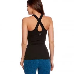 CLOTHING Beyond Yoga Supplex Under Lock And Keyhole Yoga Tank Top Jet Black