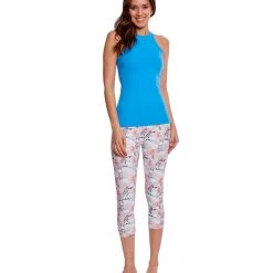 CLOTHING Beyond Yoga Supplex Under Lock And Keyhole Yoga Tank Top Tidal Blue 11 CLOTHING Beyond Yoga Supplex Under Lock And Keyhole Yoga Tank Top Tidal Blue