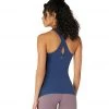 CLOTHING Beyond Yoga Supplex Under Lock And Keyhole Yoga Tank Top Blue Horizon