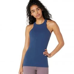 CLOTHING Beyond Yoga Supplex Under Lock And Keyhole Yoga Tank Top Blue Horizon 10 CLOTHING Beyond Yoga Supplex Under Lock And Keyhole Yoga Tank Top Blue Horizon