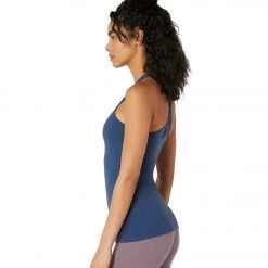 CLOTHING Beyond Yoga Supplex Under Lock And Keyhole Yoga Tank Top Blue Horizon 11 CLOTHING Beyond Yoga Supplex Under Lock And Keyhole Yoga Tank Top Blue Horizon
