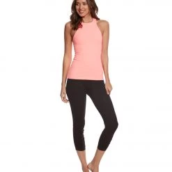 Beyond Yoga Supplex Under Lock And Keyhole Yoga Tank Top Coral Reef CLOTHING 11 Beyond Yoga Supplex Under Lock And Keyhole Yoga Tank Top Coral Reef CLOTHING