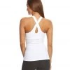 Beyond Yoga Supplex Under Lock And Keyhole Yoga Tank Top White CLOTHING
