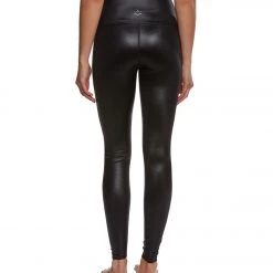 CLOTHING Beyond Yoga Gloss Over High Waisted Yoga Leggings Black Gloss