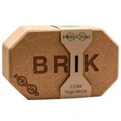 Infinity Strap BRIK Cork Yoga Block