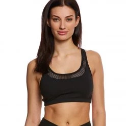 Beyond Yoga Mesh Behavior Yoga Sports Bra Jet Black CLOTHING 13 Beyond Yoga Mesh Behavior Yoga Sports Bra Jet Black CLOTHING