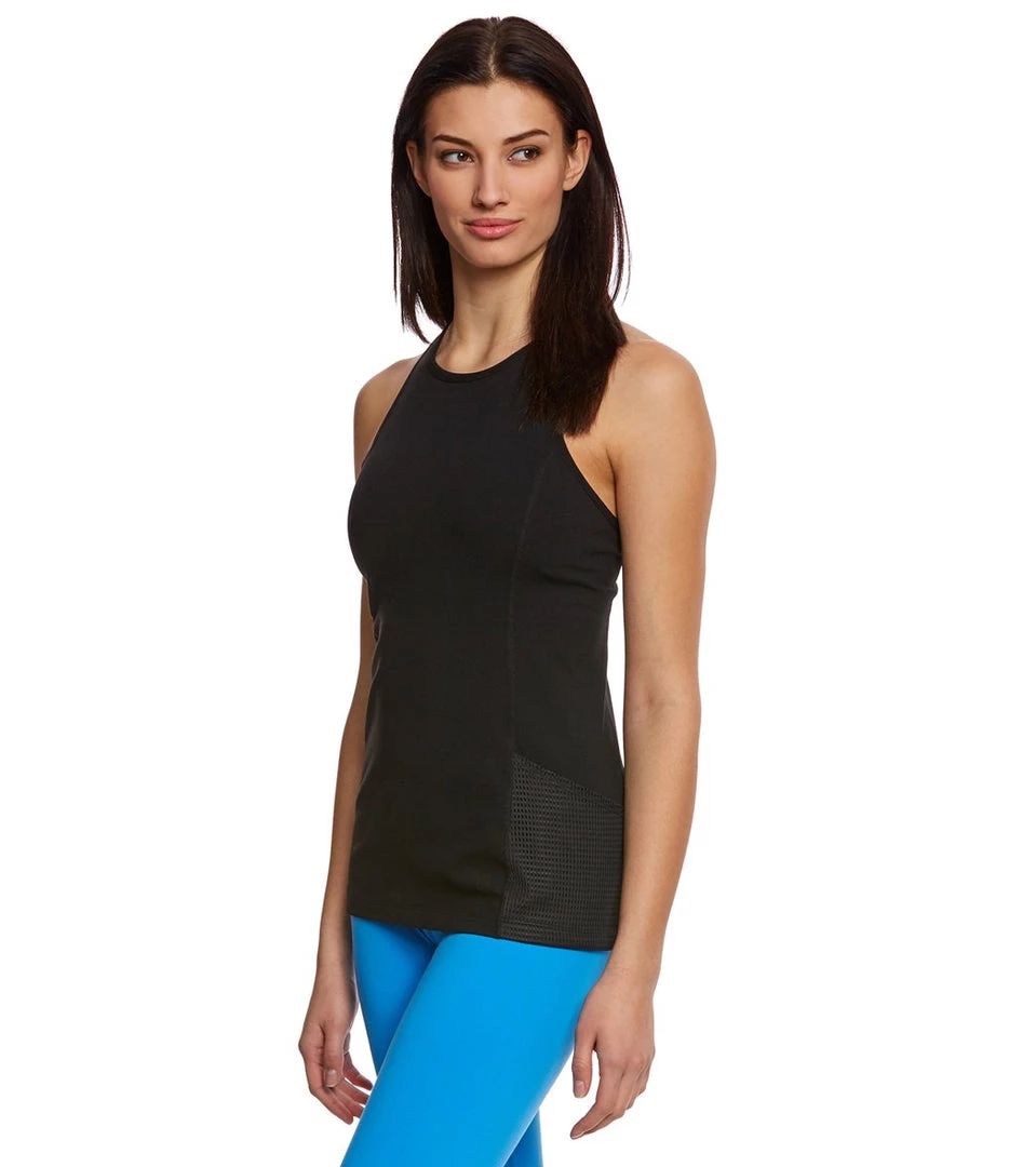Beyond Yoga Mesh Behavior Yoga Tank Top Jet Black 4 Beyond Yoga Mesh Behavior Yoga Tank Top Jet Black