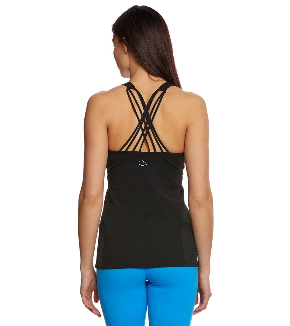 Beyond Yoga Mesh Behavior Yoga Tank Top Jet Black 5 Beyond Yoga Mesh Behavior Yoga Tank Top Jet Black