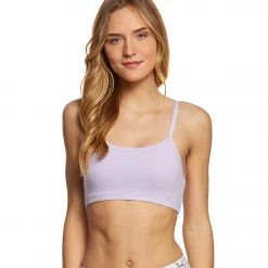 Beyond Yoga Kate Spade Cinched Bow Yoga Sports Bra Lilac Charm