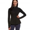 Beyond Yoga Kate Spade Back Bow Flounce Workout Jacket Jet Black 1 Beyond Yoga Kate Spade Back Bow Flounce Workout Jacket Jet Black