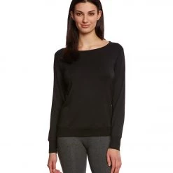 Beyond Yoga Kate Spade Modal Terry Bow Pullover Jet Black CLOTHING 13 Beyond Yoga Kate Spade Modal Terry Bow Pullover Jet Black CLOTHING