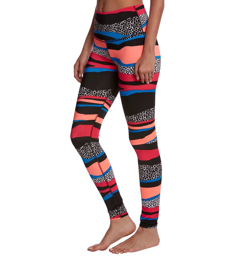 Beyond Yoga Lux Print High Waisted Long Leggings Sand Dunes CLOTHING 4 Beyond Yoga Lux Print High Waisted Long Leggings Sand Dunes CLOTHING